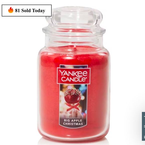 NWT Yankee Candle Big Apple Christmas 22oz - Picture 1 of 8